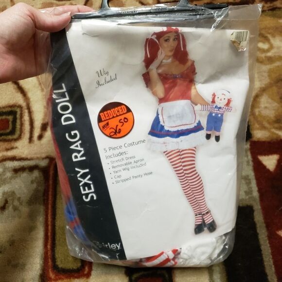 SHIRLEY SEXY RAGGDY ANNE DOLL COSTUME COSPLAY SIZE SMALL - Picture 1 of 4
